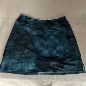 Amazon Teal Tye-dye Skort